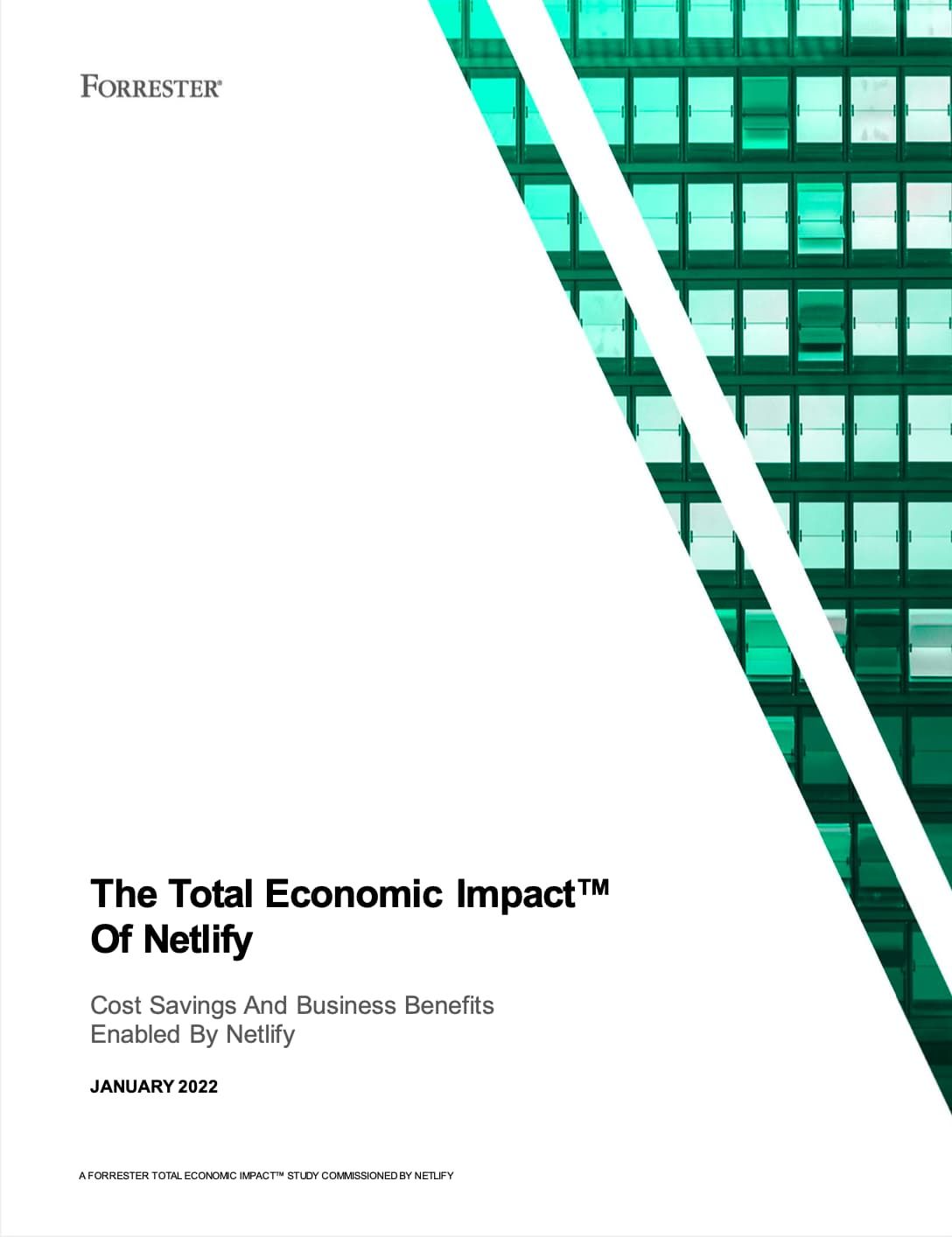 Forrester Report - The Total Economic Impact of Netlify