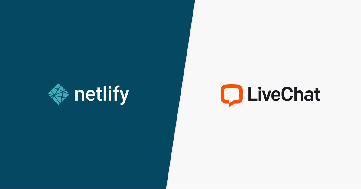 Netlify and LiveChat