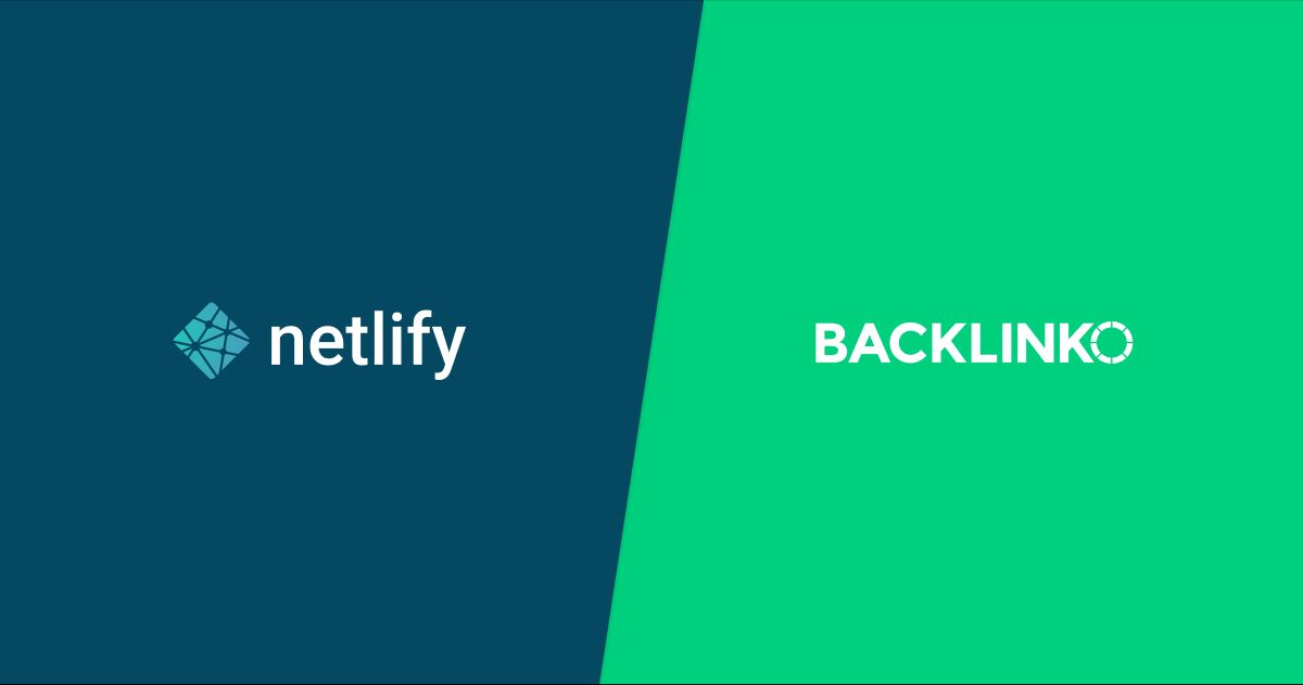 Netlify and Backlinko