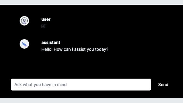 chatbot UI