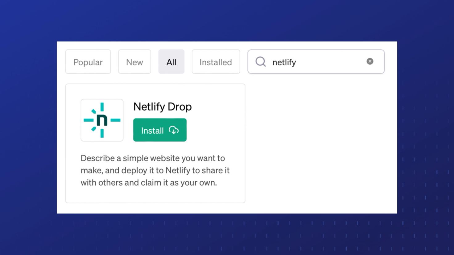 Netlify Drop